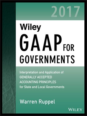 cover image of Wiley GAAP for Governments 2017